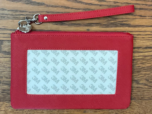 Leather Accessory Bag Red