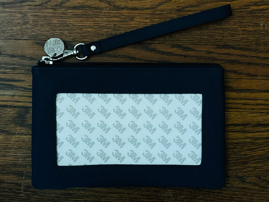 Leather Accessory Bag Black