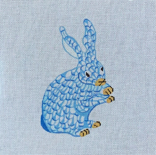 Mini Bunny Herrend Crouching Blue