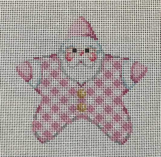 Baby Pink Gingham PJ Santa