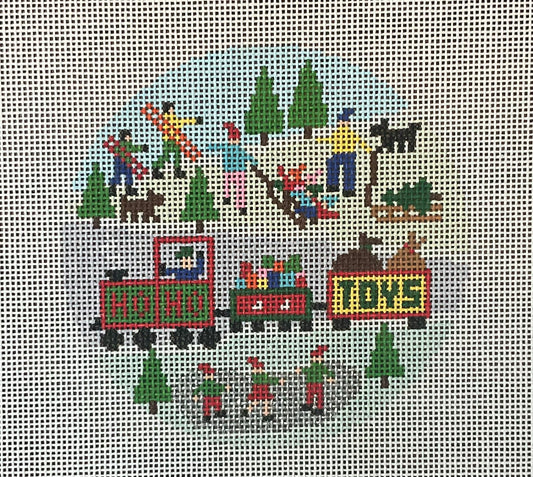 Christmas Toys Round