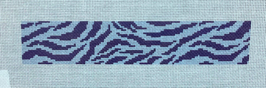Key Fob Blue Zebra