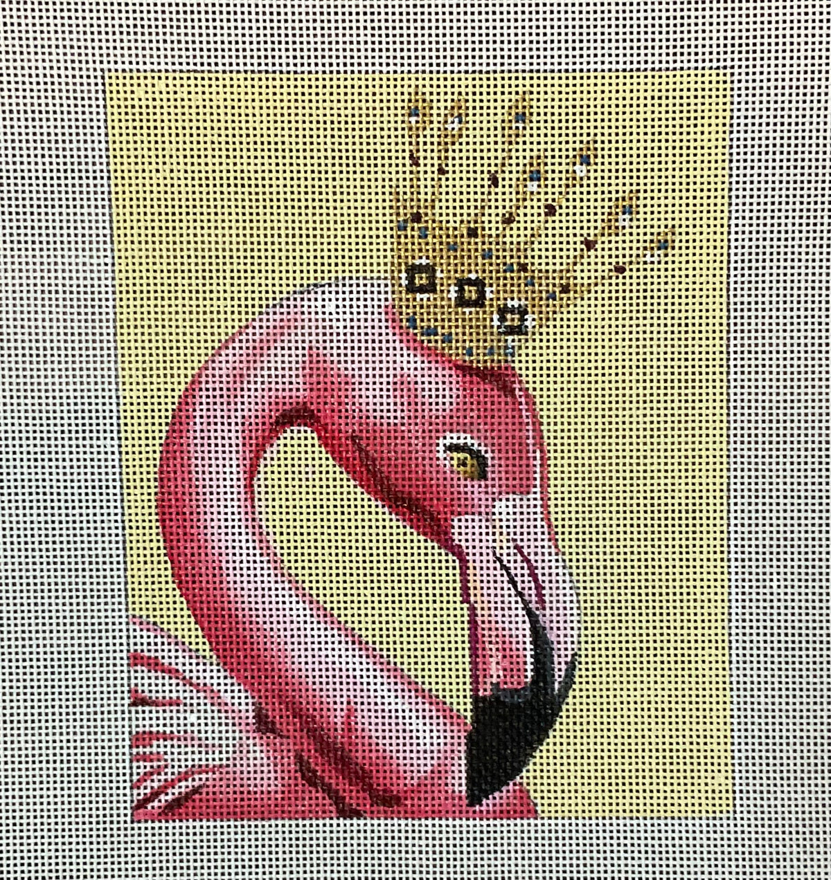 Flamingo with Crown
