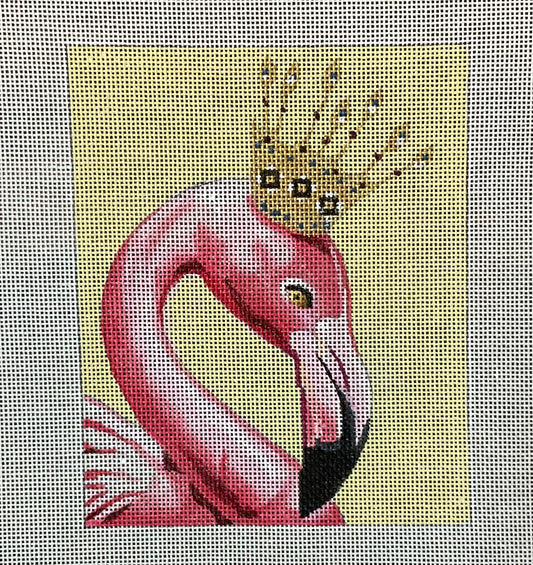 Flamingo with Crown