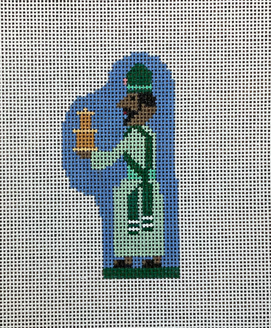 Birds of a Feather Nativity Wise Man Green