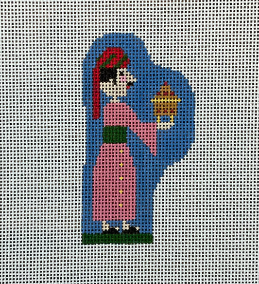 Birds of a Feather Nativity Wise Man Pink