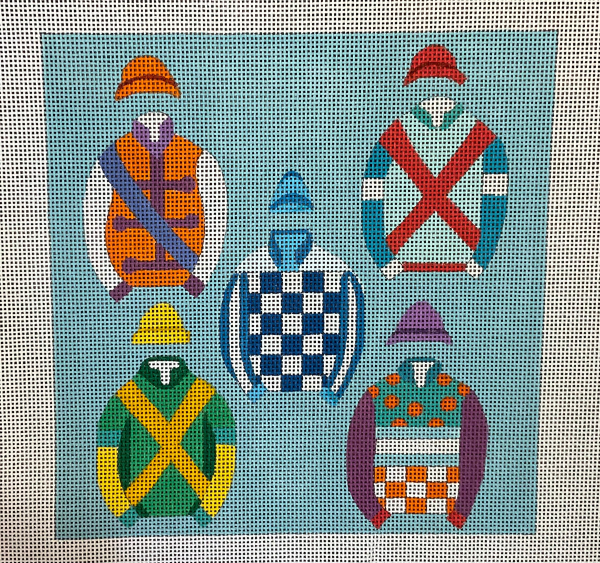 Jockey Silks Pillow