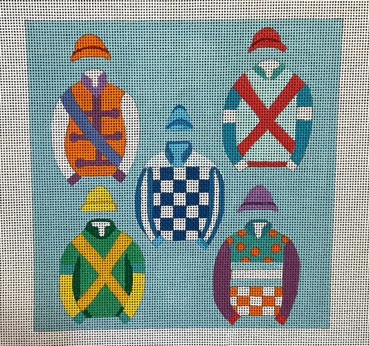 Jockey Silks Pillow