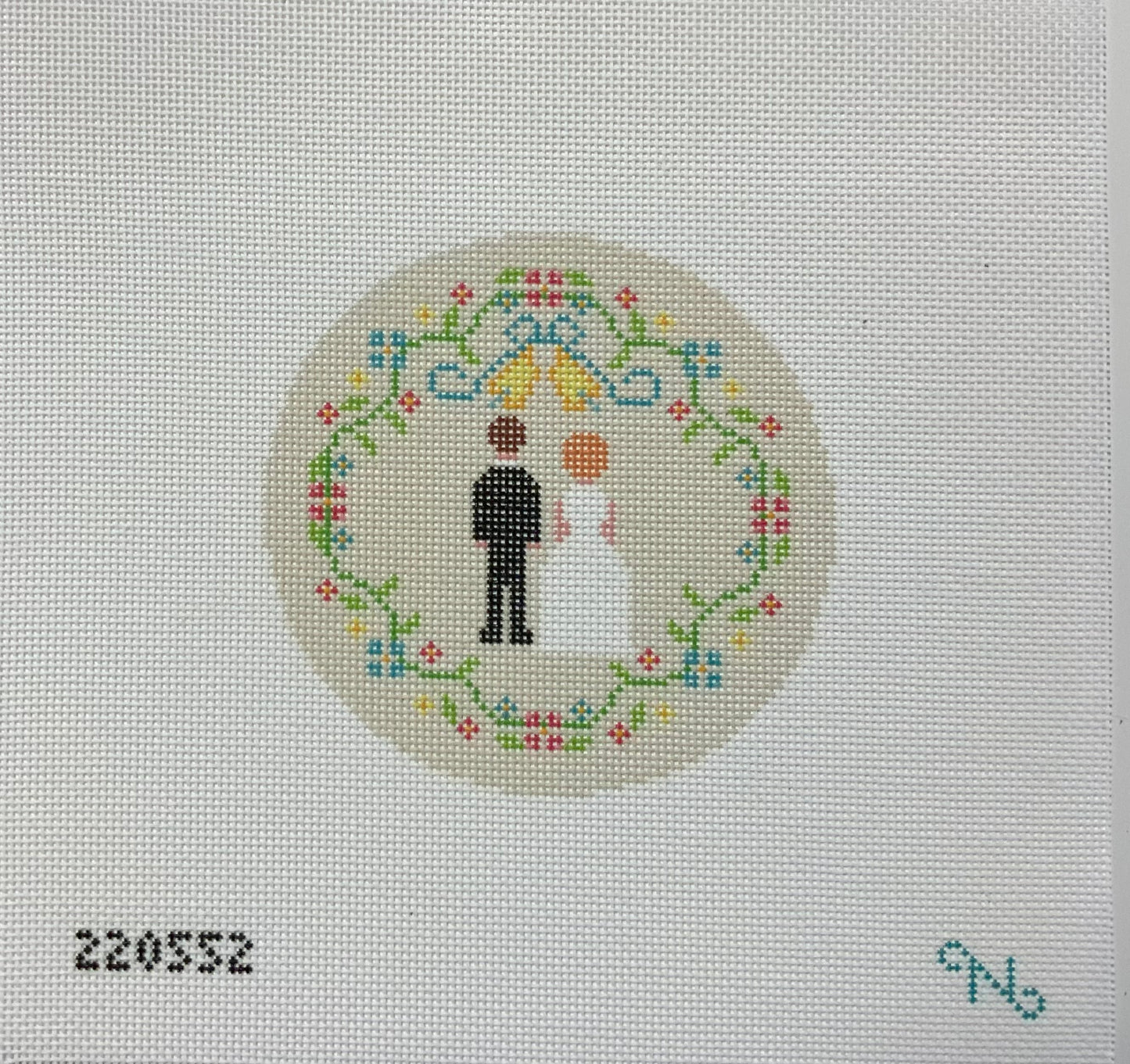Wedding Couple Round