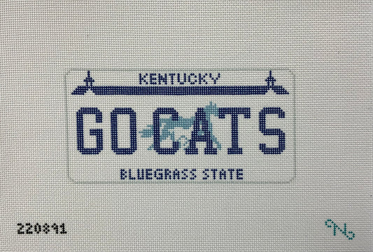 License Plate “Go Cats”