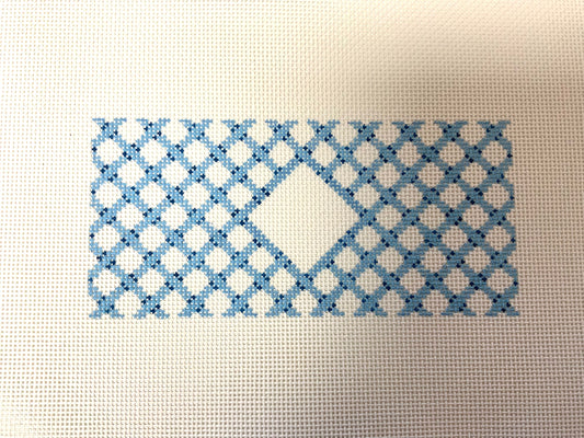 Blue Woven Trellis Case
