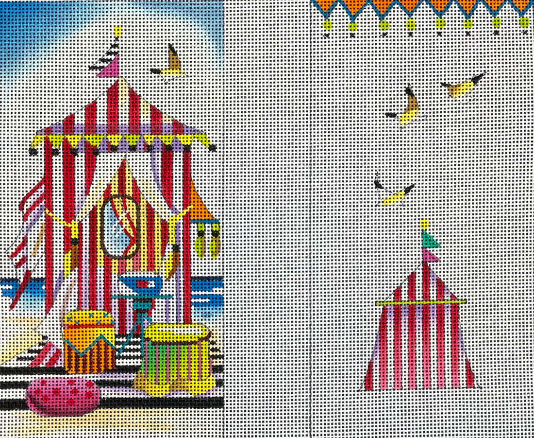 Circus Tent Eyeglass Case