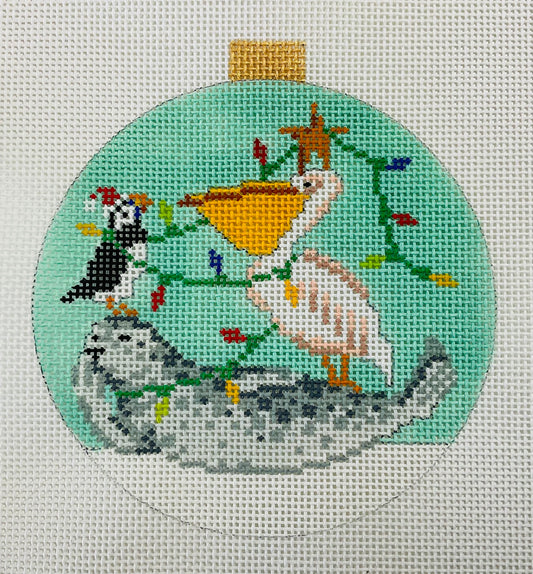 Christmas Pelicans
