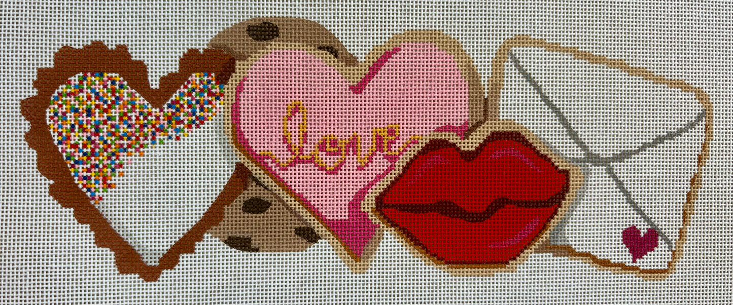 Valentine’s Day Cookies Row