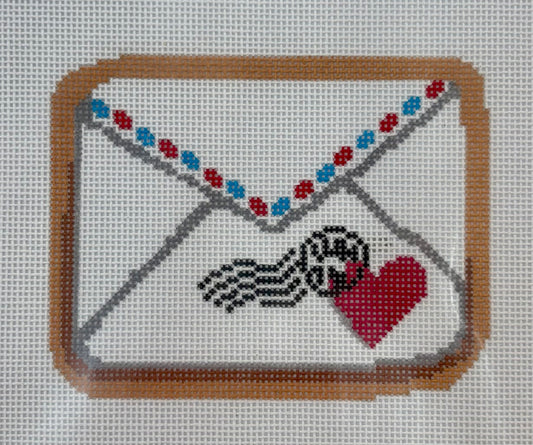Envelope (Love Note) Cookie with Stitch Guide