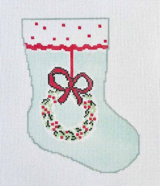 Wreath Ornament Sized Bauble Stocking