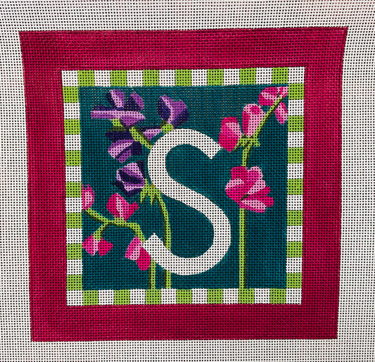 Floral Letter S