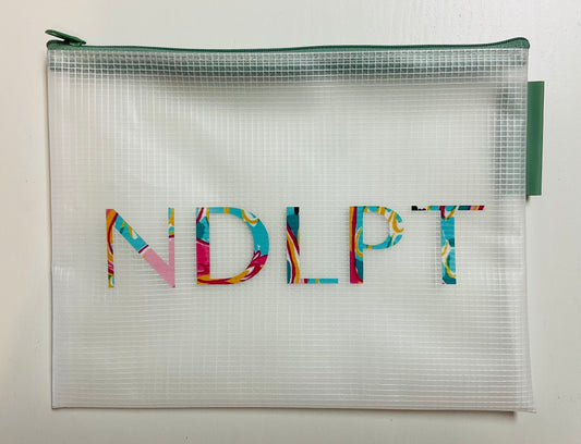 Project Bag NDLPT Floral Font Small