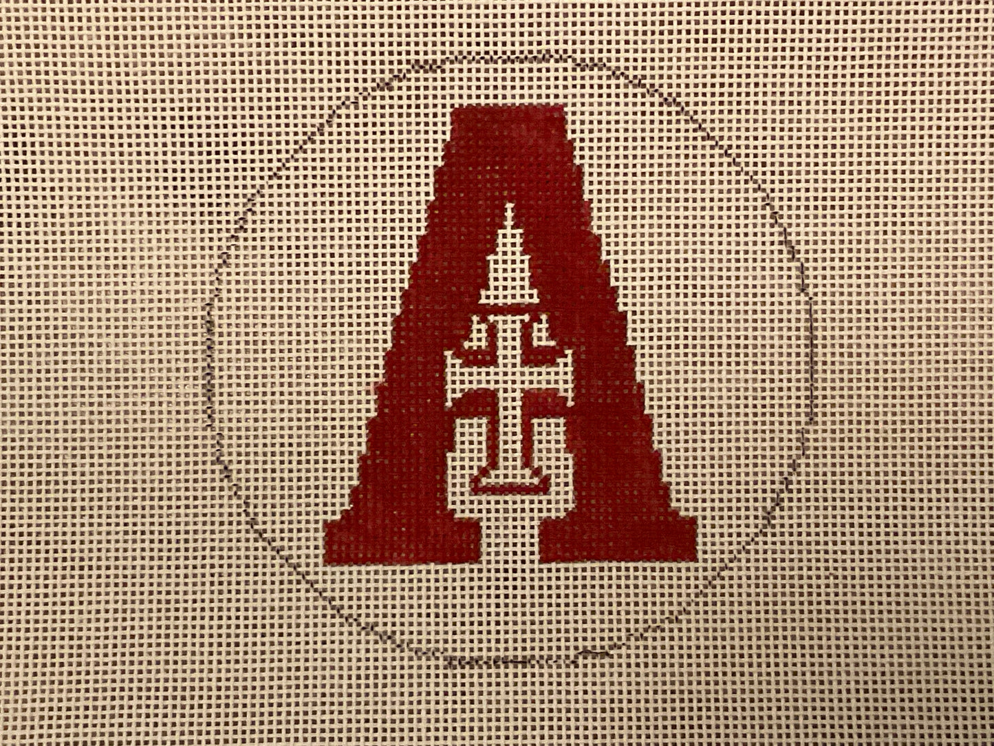 Assumption High School Round ("Seconds" Canvas)