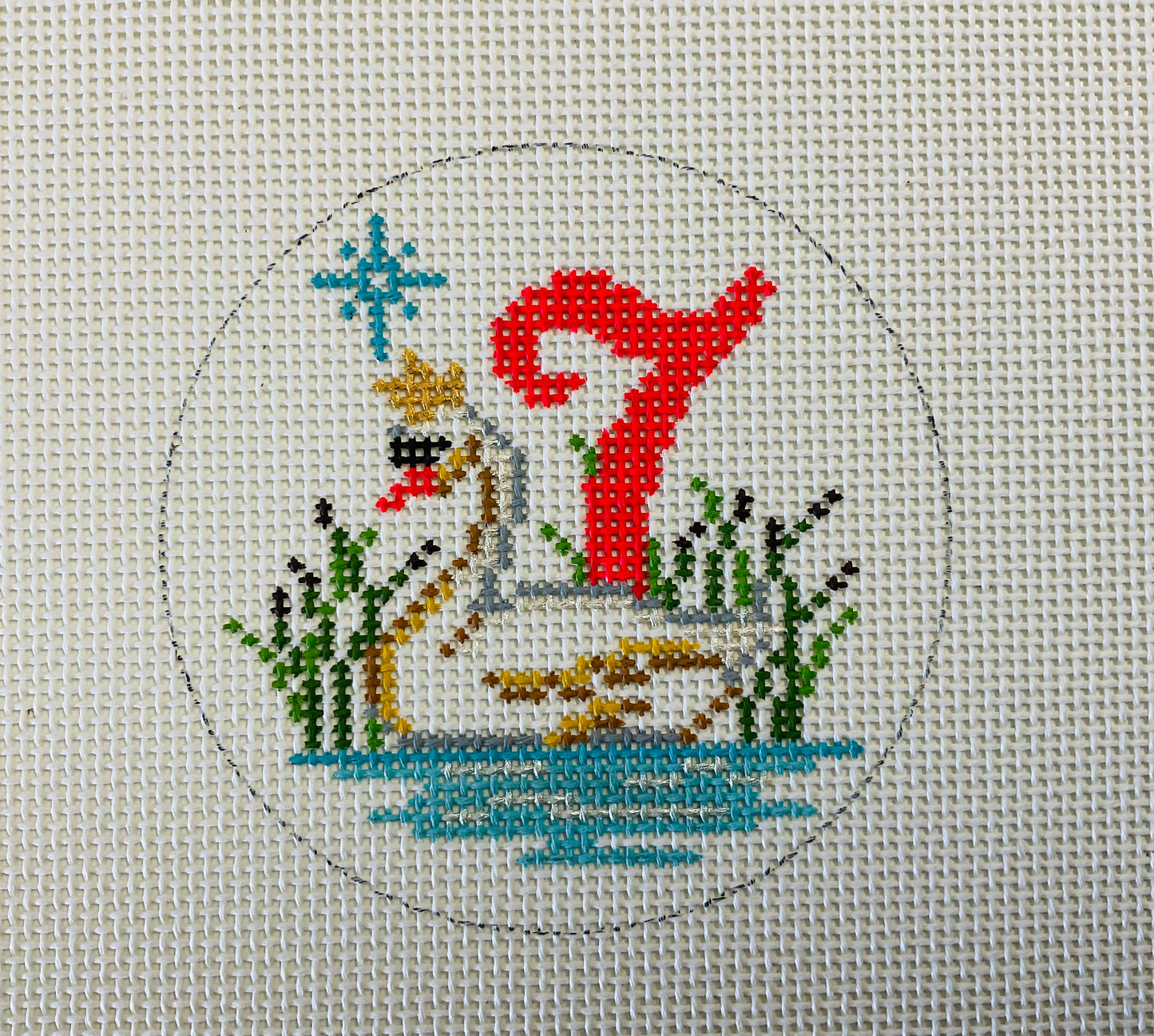 Seven Swans a Swimming