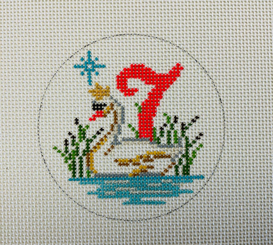 Seven Swans a Swimming