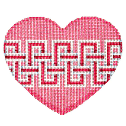 Key Border Large Heart