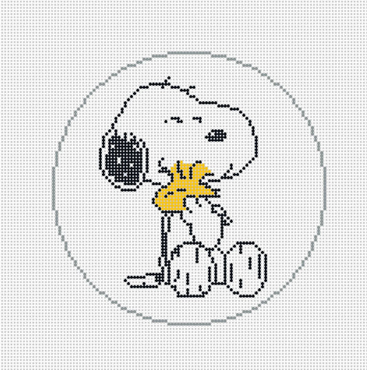 PEANUTS - Snoopy Hugging Woodstock