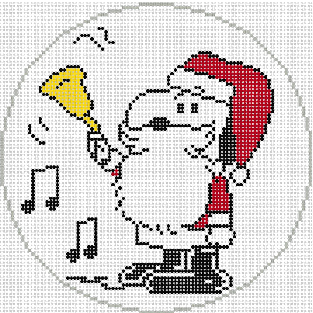 PEANUTS - Snoopy Santa Ringing the Bell