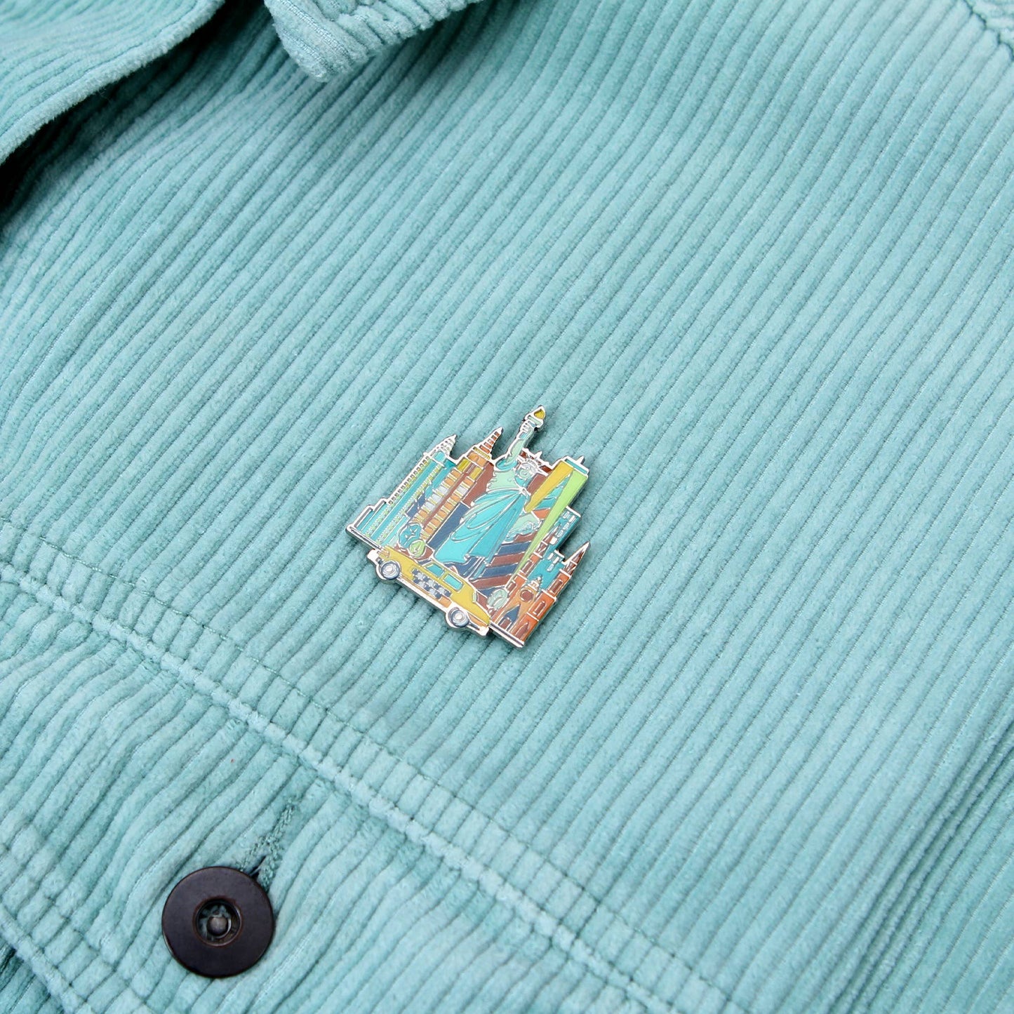 Enamel Pin - New York, USA EP013. Badge, Lapel Pin