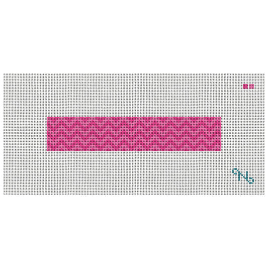 Pink Chevron Key Fob