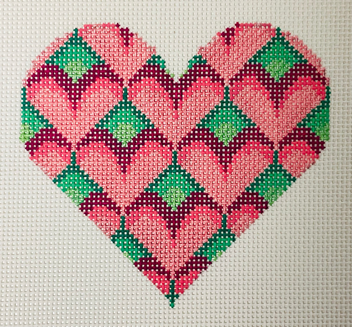 Heart Pink/Green