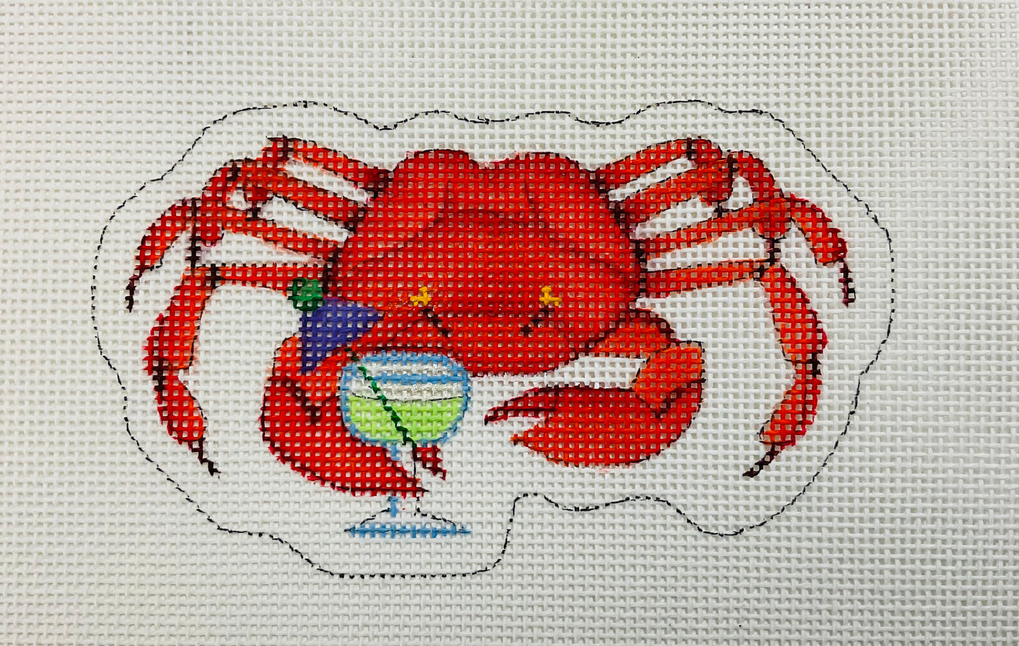 Crab with Drink