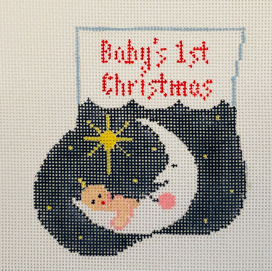 Baby’s 1st Christmas Mini Sock
