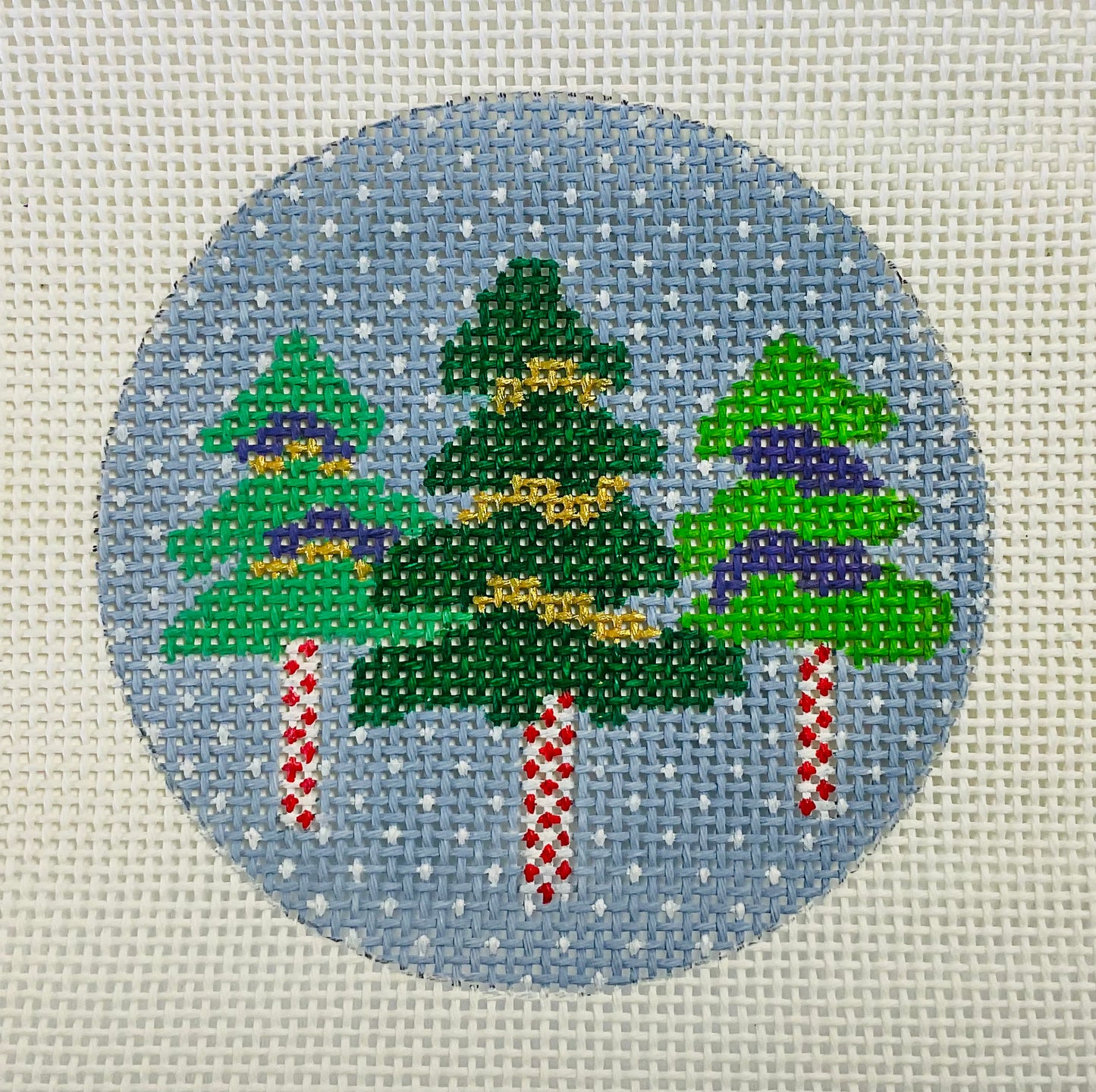 Three Christmas Trees Ornament