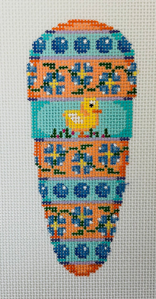 Carrot Dots Flowers Chick