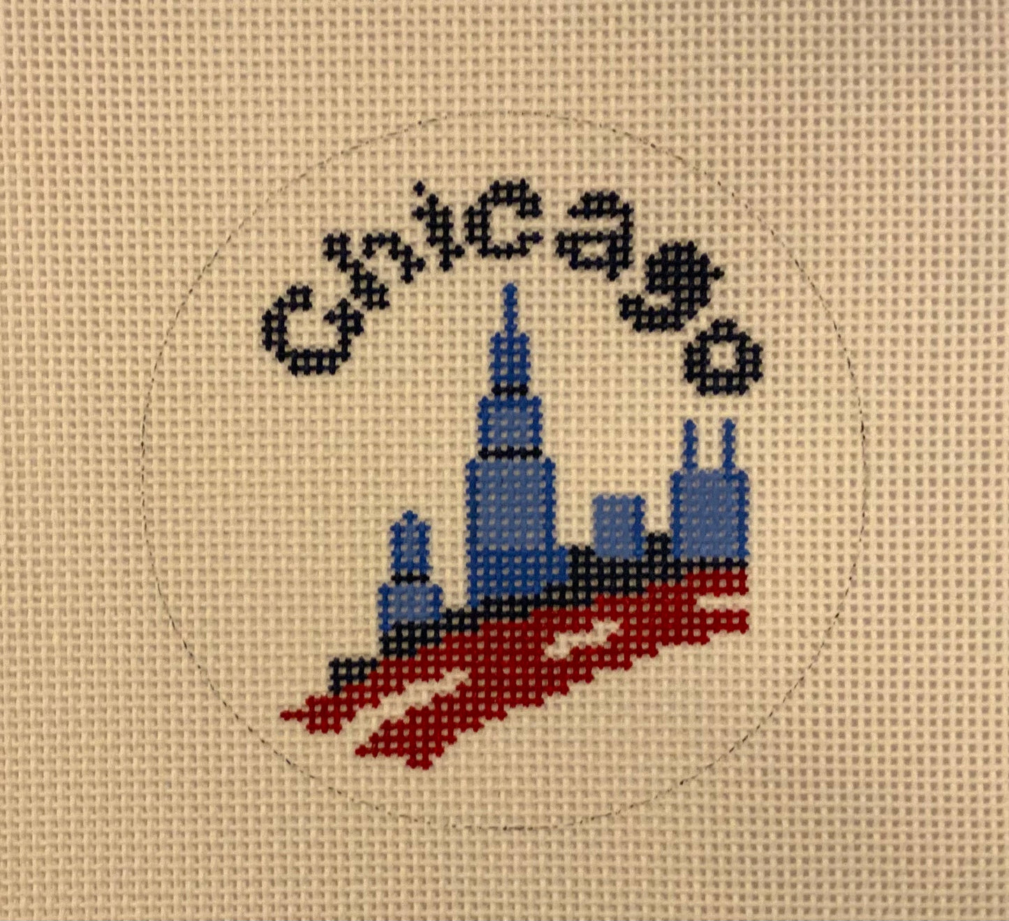 Chicago Marathon Round Logo