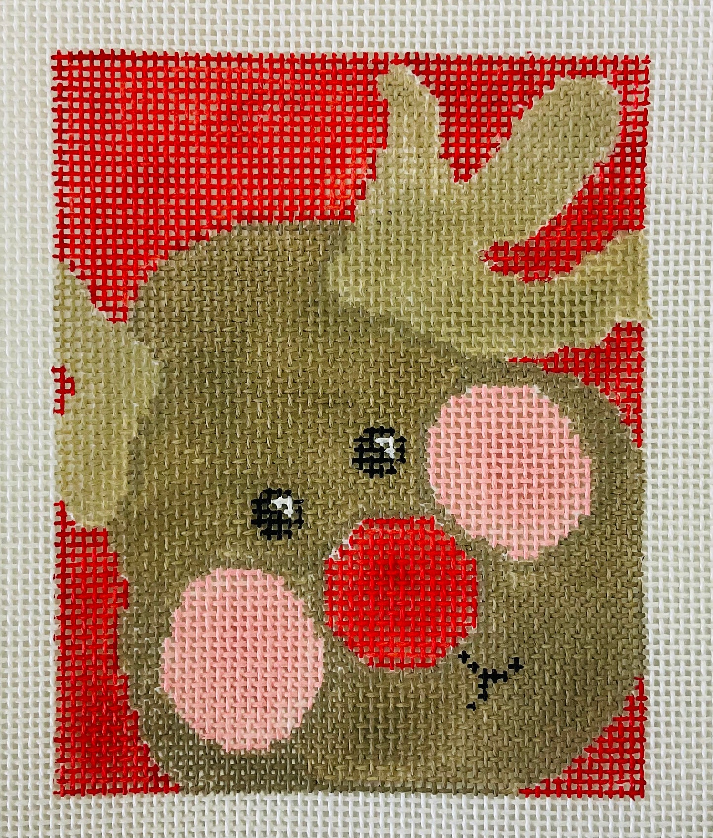 Reindeer Treat Bag with Reindeer Insert and Stitch Guide