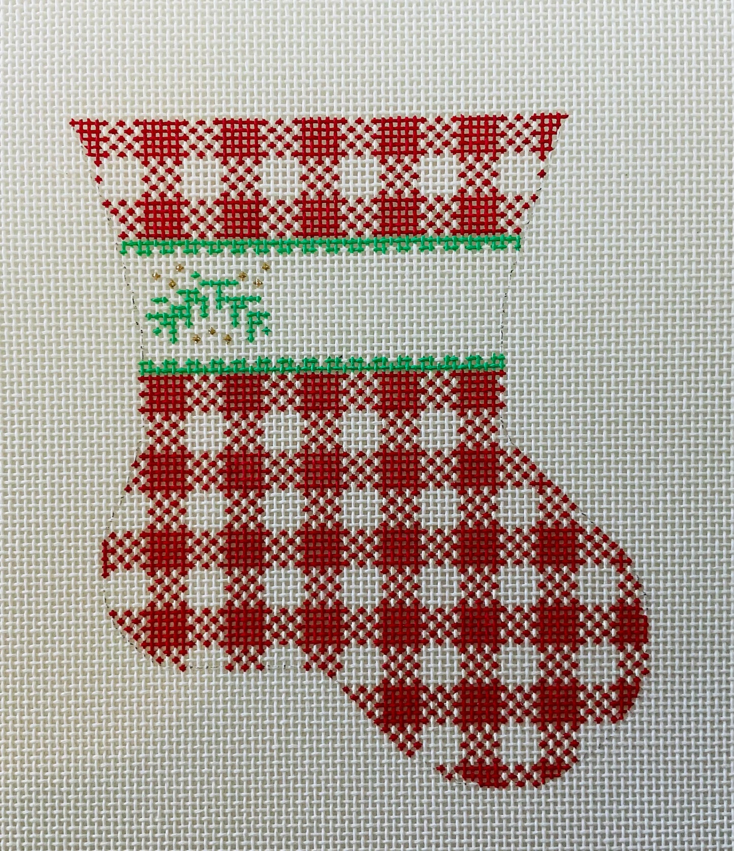 Mini Sock Red Gingham