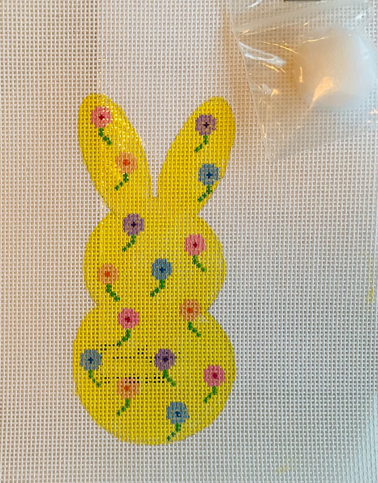 Bunny Tails Yellow with Stitch Guide