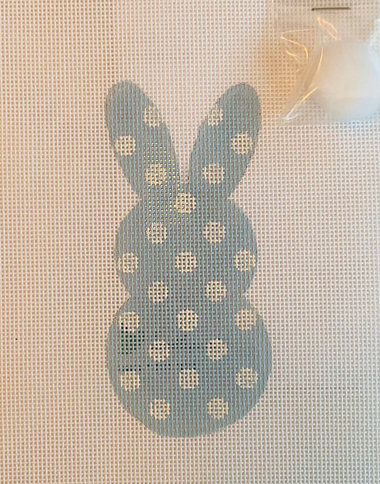 Bunny Tails Blue with Stitch Guide
