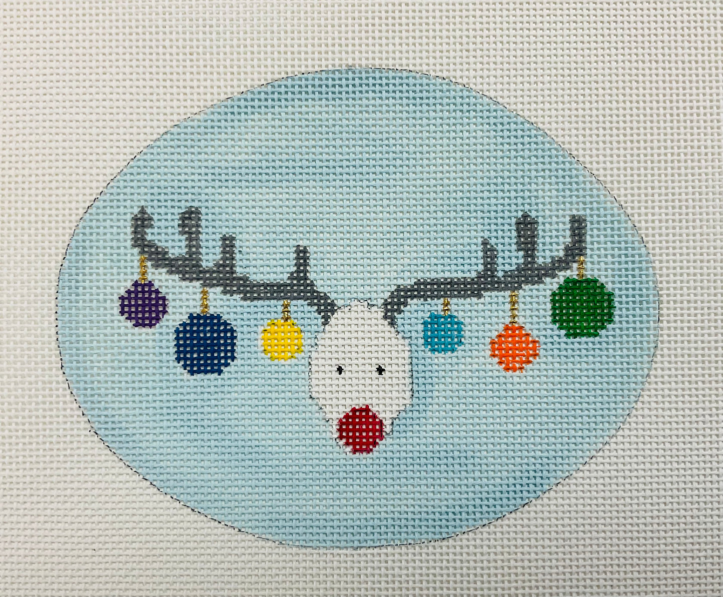 Reindeer Face Horizontal