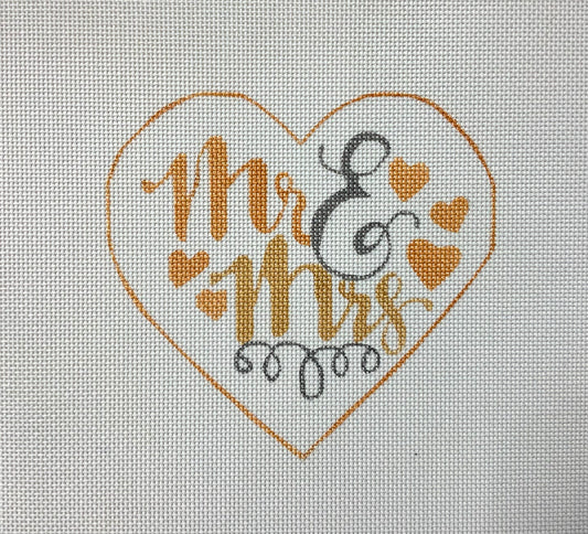 Heart Mr. & Mrs. With Hearts