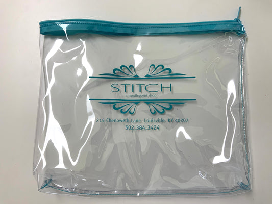 STITCH Clear Vinyl Bag 10” x 13”