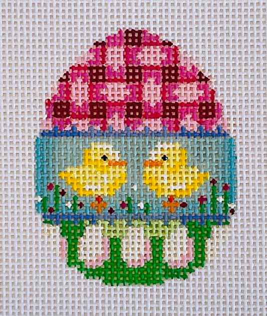 Mini Egg Gingham Chicks Eggs