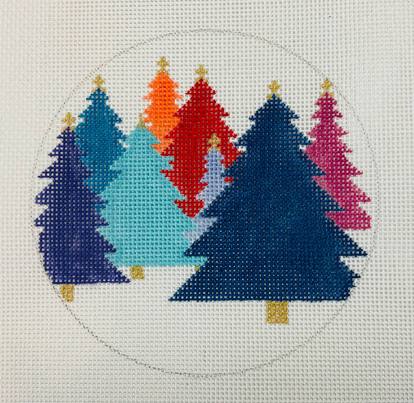 Colorful Forest with Stitch Guide