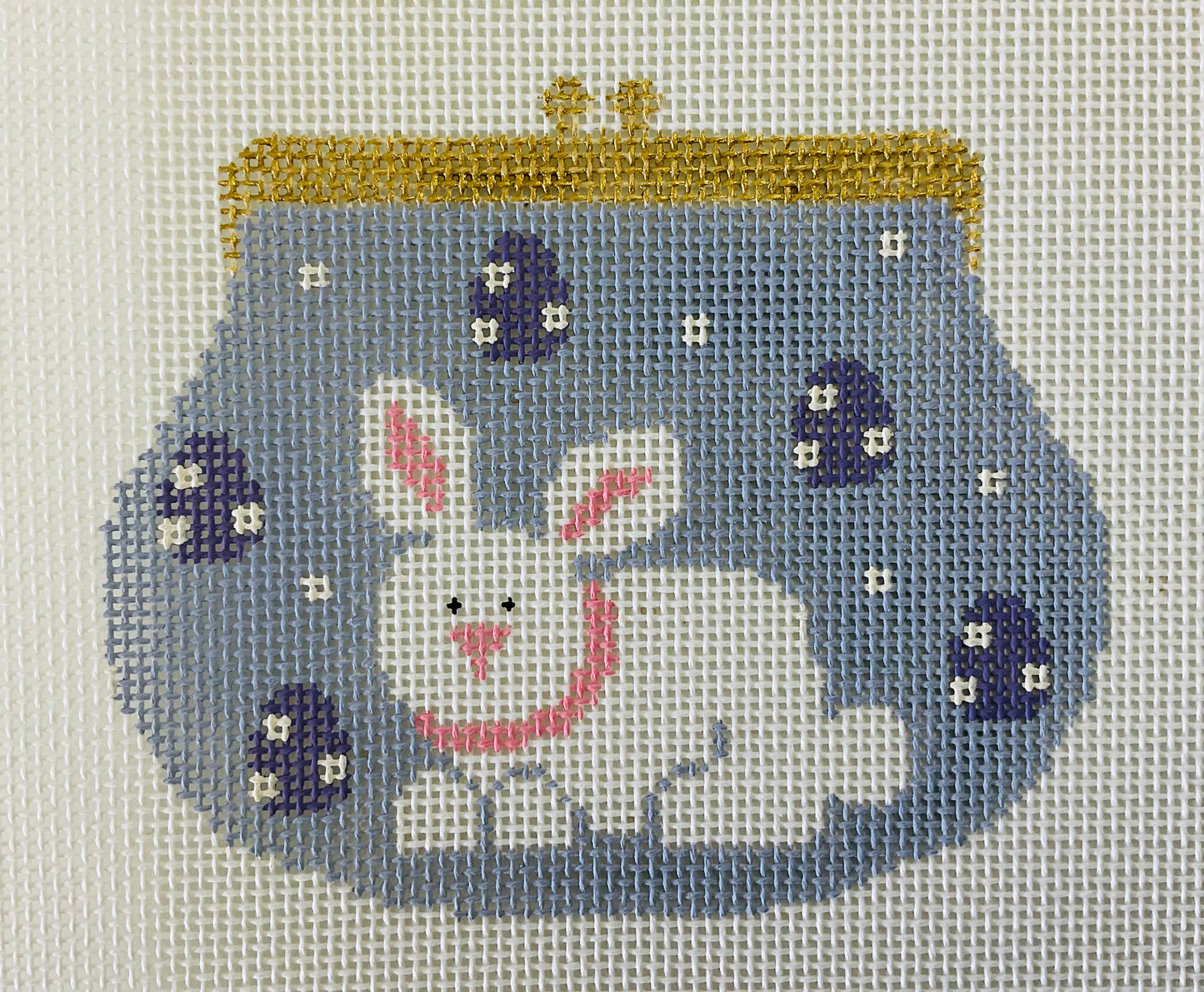 Bunny Purse Ornament with Stitch Guide