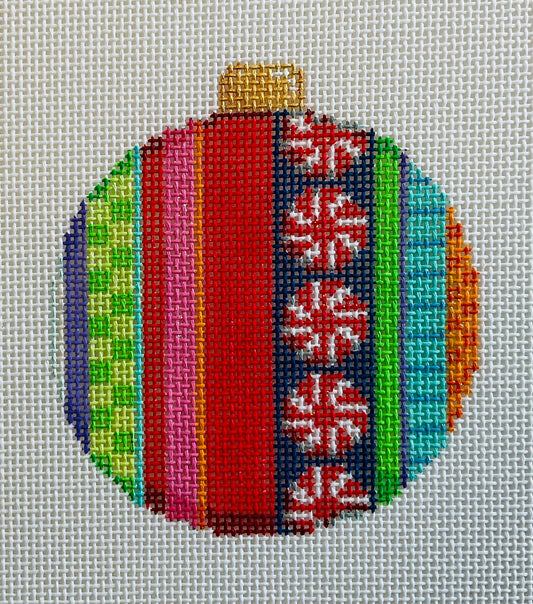 Ornament Merry Stripe II Ball