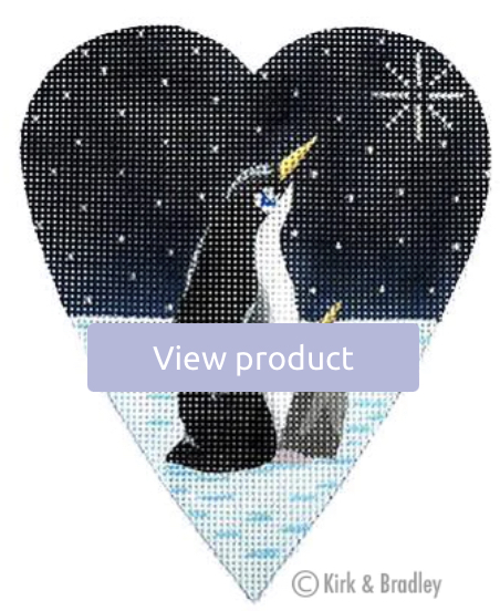 Heart Midnight Penguin