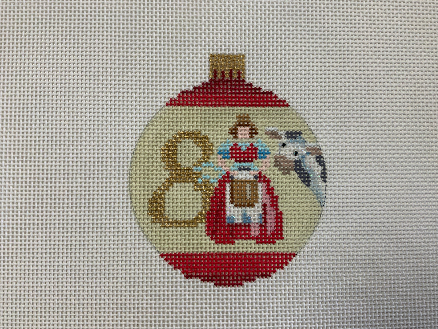 Round 12 Days of Christmas Bauble 8 Maids