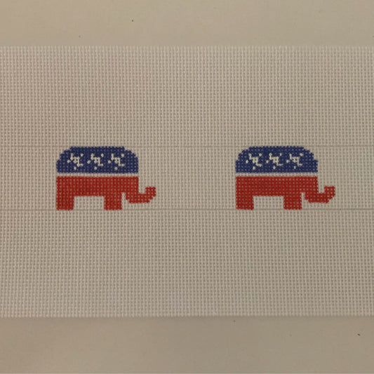 Belt Republican Elephant Needlecraft Canvas